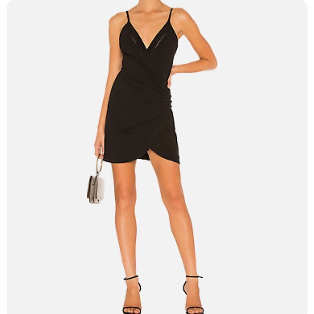 NWOT FREE PEOPLE INTIMATELY BLACK DYLAN BODYCON MINI DRESS XS - Picture 4 of 12